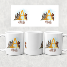 Load image into Gallery viewer, Wizard Alphabet Personalised Watercolour Mug
