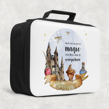 Load image into Gallery viewer, Wizard Believe in Magic Personalised Insulated Lunch Bag
