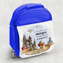 Load image into Gallery viewer, Wizard Believe in Magic Personalised Kids Insulated Lunch Bag
