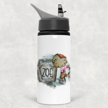 Load image into Gallery viewer, Zombie Halloween Personalised Aluminium Straw Water Bottle 650ml
